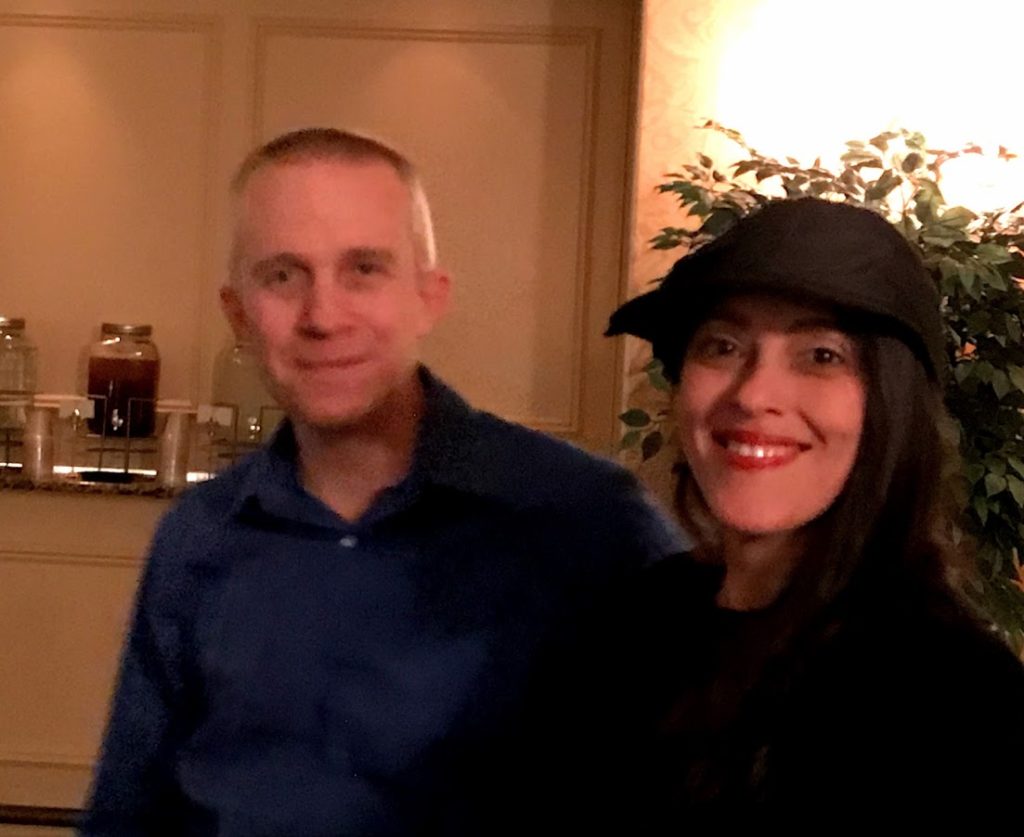 Gary with his wife